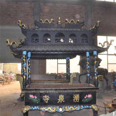 宗教廟宇擺件銅雕香爐雕塑